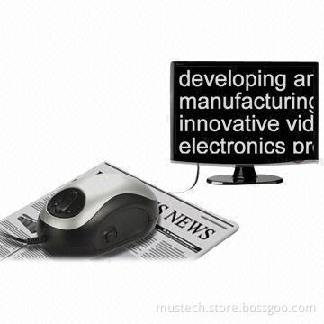 TV electronic desktop digital magnifier, portable reading aids in mouser type